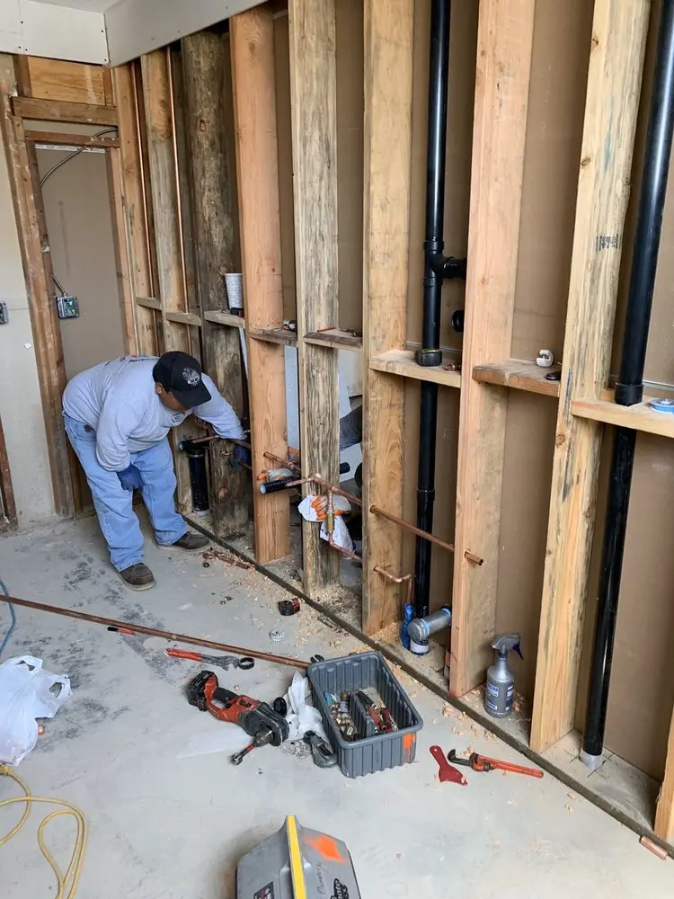 Commercial rough-in plumbing for Gas Line Repair in Rapid Valley